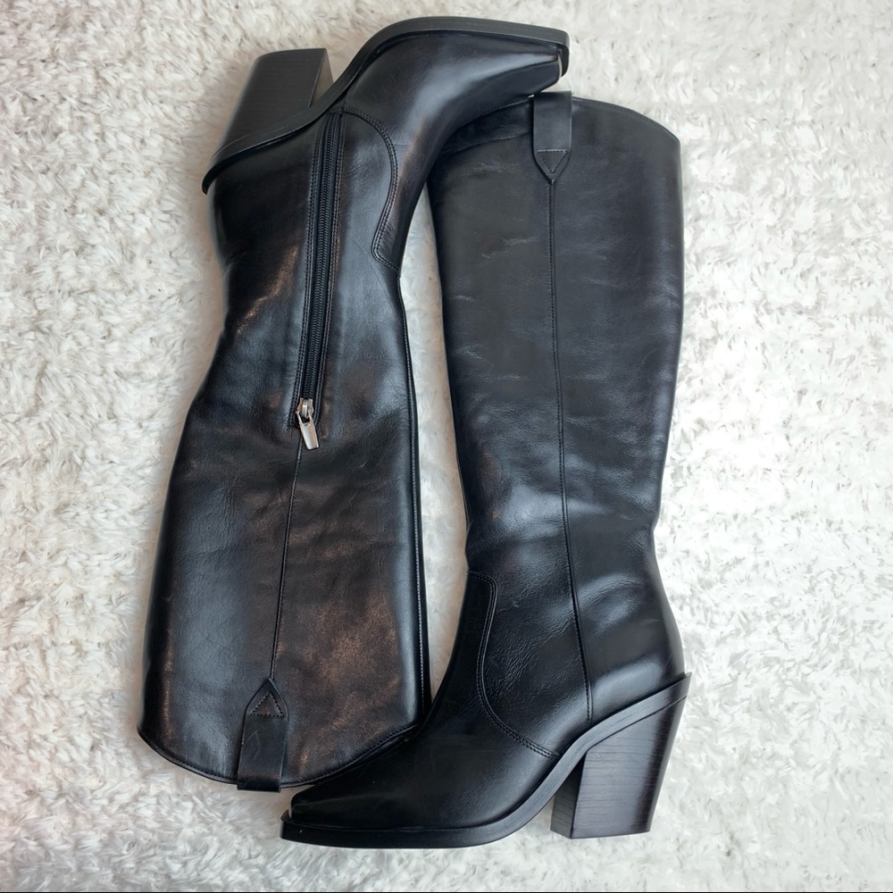 NEW Vince Camuto Afelia Knee High Boot in Black Leather . New without box. - Picture 3 of 16